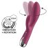 Satisfyer Spinning Rabbit 1 - Rotierender Klitorisarm-Vibrator (Rot)