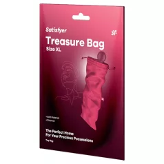   Satisfyer Treasure Bag XL - diskrete Aufbewahrungstasche für Sexspielzeug (pink)