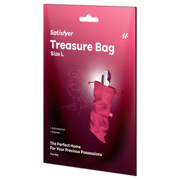 Satisfyer Treasure Bag L - Aufbewahrungstasche - groß (pink)