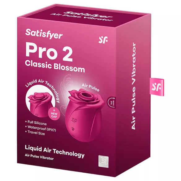 Satisfyer Pro 2 Classic Blossom - Luftdruck-Klitoris-Stimulator (Rot)