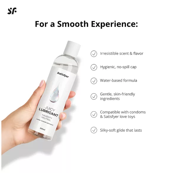 Satisfyer - Sensitiv Gleitgel auf Wasserbasis (300ml)