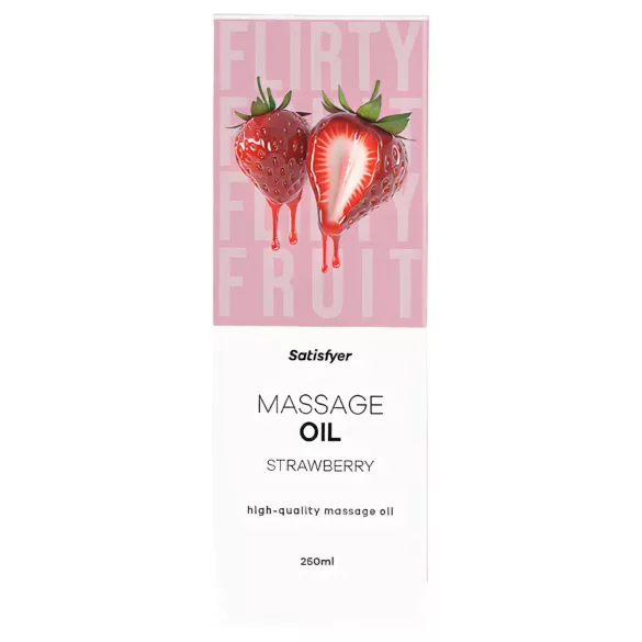 Satisfyer - Massageöl mit Geschmack - Erdbeere (250 ml)