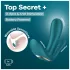 Satisfyer Top Secret+ - Tragbarer 3-armiger Vibrator (grün)