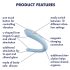 Satisfyer Double Classic - Paarvibrator (blau)