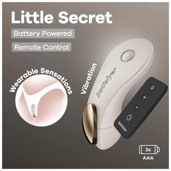 Satisfyer Little Secret - Slip-Vibrator (Weiß)