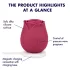 EIS Blush&Bloom - Saug- und Vibrationsvibrator (rot)