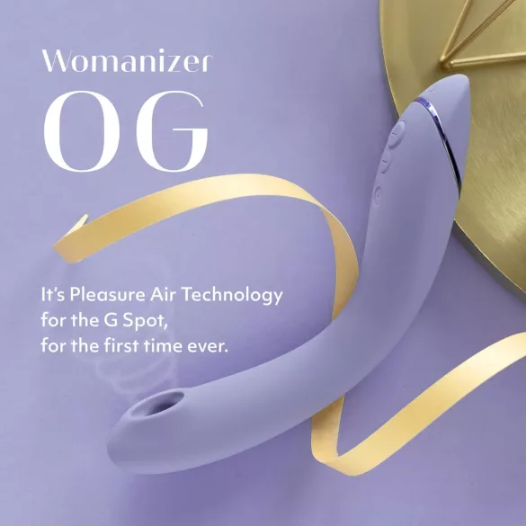Womanizer OG - Akku-Luftwellen 2-in-1 G-Punkt Vibrator (Lila)