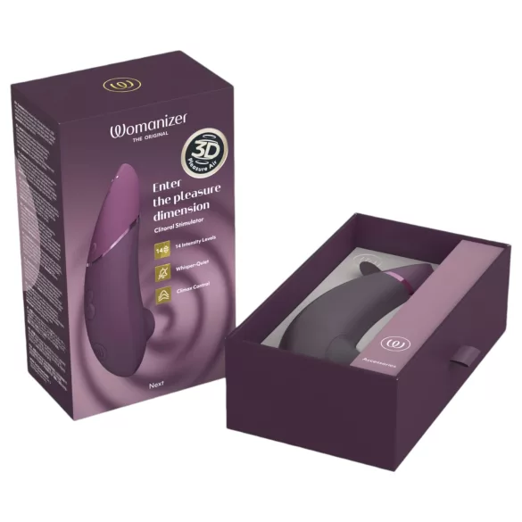 Womanizer Next - Akku-Luftwellen-Klitoris-Stimulator (Lila)