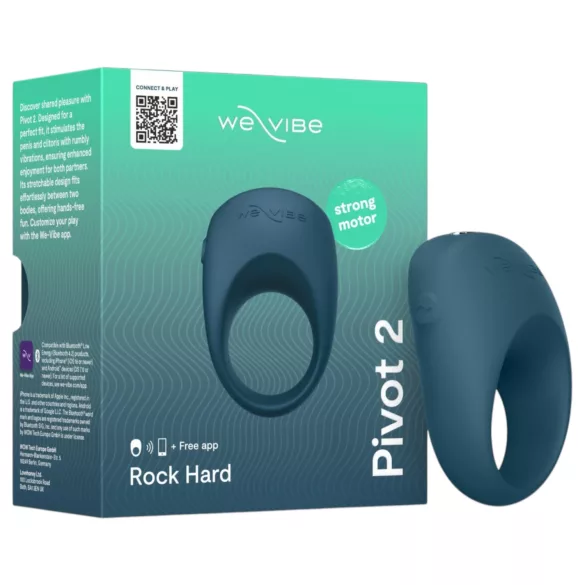 We-Vibe Pivot 2 - App-gesteuerter Vibrations-Penisring für Männer (blau)