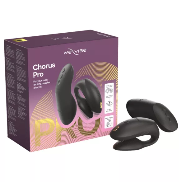 We-Vibe Chorus Pro - Paarvibrator mit App- und Fernbedienung (schwarz)