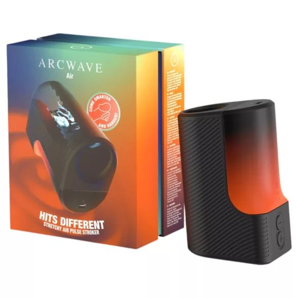 Arcwave Air - Masturbator mit Luftdruckwellen, dehnbar, akkubetrieben (schwarz)