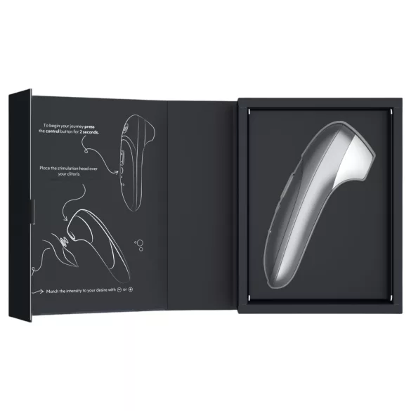 Womanizer Pro - Klitorisstimulator mit Luftimpulsen (grau)
