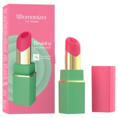   Womanizer Beauty - luftwellenbasierter Klitorisstimulator in Lippenstiftform (grün)
