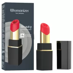   Womanizer Beauty - luftwellenbasierter Lippenstift-Vibrator für die Klitoris (schwarz)