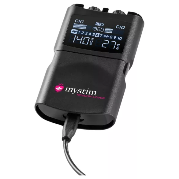 mystim Tension Lover 2 - digitales Elektro-Set (schwarz)