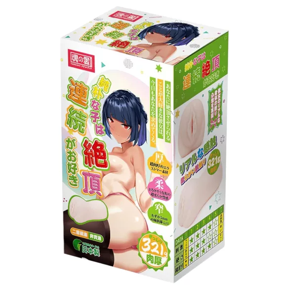 TAMASHII Kontinueller Orgasmus - Anime-Kunstvagina-Masturbator (natur)