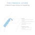 Smile Makers - Französischer Liebhaber Vibrator (blau)