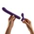 Magic Stick - Vibrator mit wechselbaren Aufsätzen (Lila)
