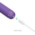 Magic Stick - Vibrator mit wechselbaren Aufsätzen (Lila)