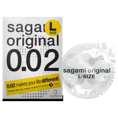 Sagami Original 0,02 L - Kondom - 58mm (3 Stk)