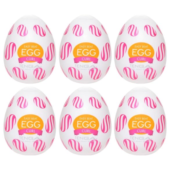 TENGA Ei Curl - 6er Set Masturbator-Eier