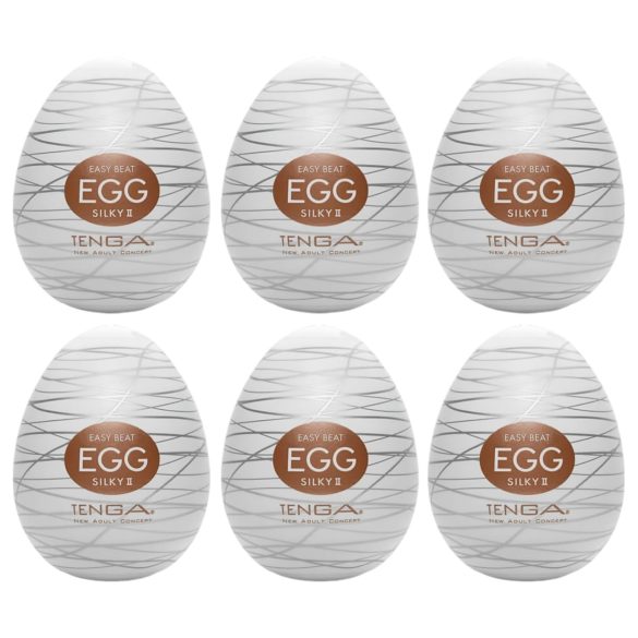 TENGA Egg Silky II - 6er Ei-Masturbator