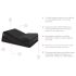 Liberator Keil/Rampe - 2-teiliges Lustkissen-Set (Schwarz)