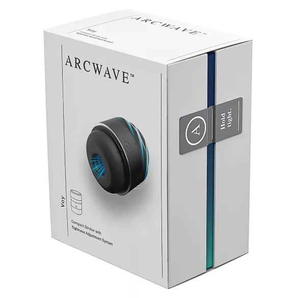 Arcwave Voy - Druck-Dreh Masturbator für Männer (schwarz)