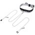 Fifty Shades of Grey - Nippelklemmen mit Halsband (Silber)