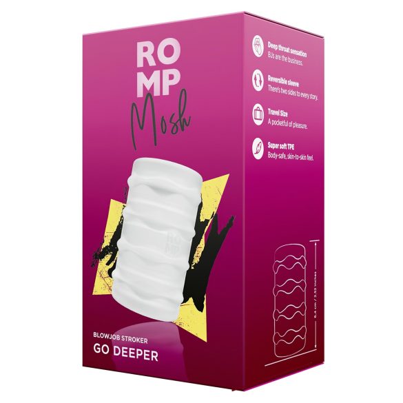 ROMP Mosh - Flexibler Reismasturbator (transparent)