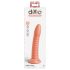 Dillio Wild Thing - geriffelter Dildo (19cm) - Orange