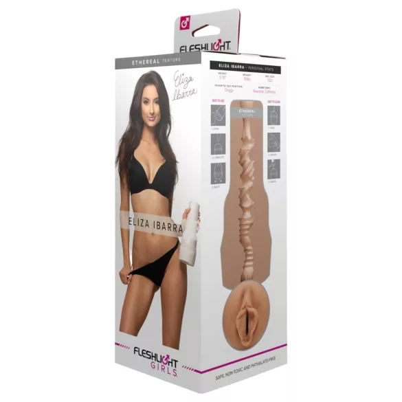 Fleshlight Eliza Ibarra Ethereal - naturgetreue Kunstvagina (naturfarben)