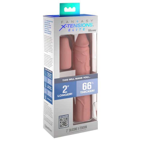 X-TENSION Elite 2 - Zuschneidbare Penishülle (natur)