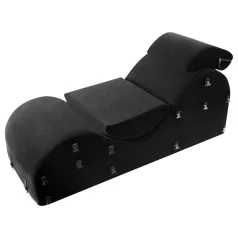   Liberator Black Label Esse - variables 3-teiliges Tantra-Sofa (schwarz)