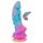 Beasty Cocks - Außerirdischer Silikondildo (Blau-Orange)