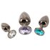 Anos - Metall anal Plug Set