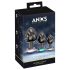 Anos - Metall anal Plug Set