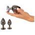 Anos - Metall anal Plug Set