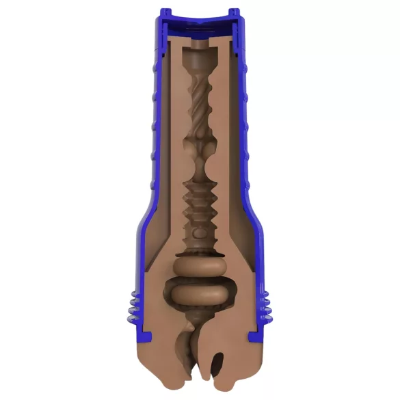 Fleshlight Boost Blow - Lebensechter Mund-Masturbator (braun)