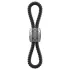 Rebel Cock Strap - verstellbare doppelte Penisschlaufe aus Silikon (87 g)