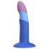 ROMP Piccolo - Flexibler Silikon-Dildo (Blau-Lila)