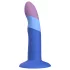 ROMP Piccolo - Flexibler Silikon-Dildo (blau-violett)
