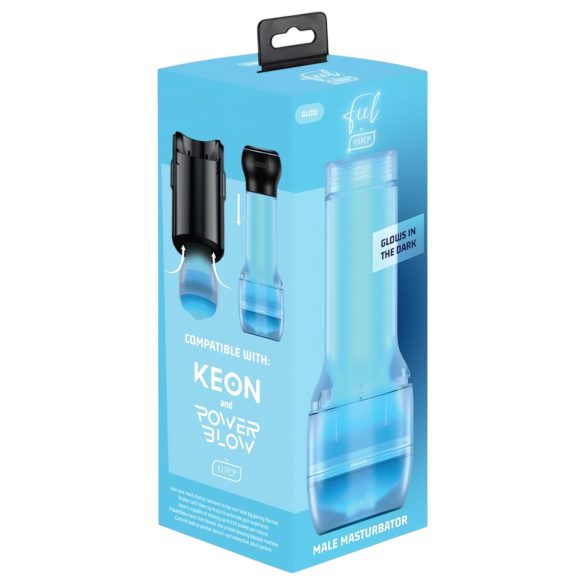 Kiiroo Feel Glow - leuchtende Masturbator - PowerBlow-kompatibel (weiß)