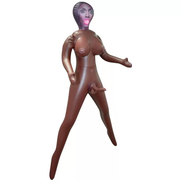 Excellent Power - lebensechte aufblasbare transsexuelle Gummipuppe