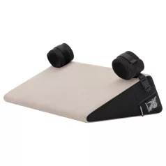 Liberator Bondage - Keil-Positionskissen mit Fessel (weiß)