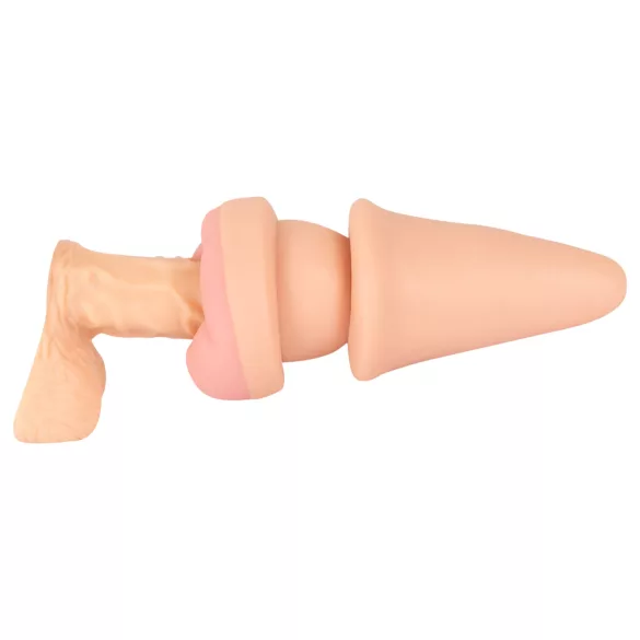 Nature Skin - Analplug und Penismantel (natur)