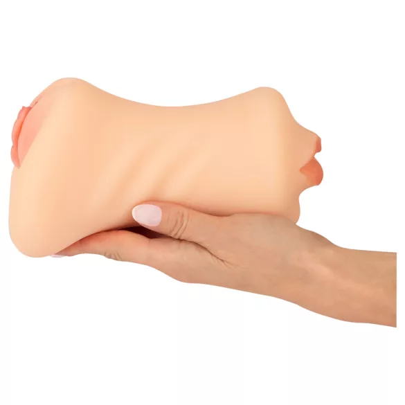 Nature Skin - Pussy- und Mund-Masturbator (naturfarben)