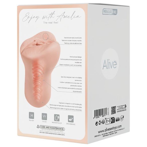 Alive Amelia S - naturfarbener Masturbator