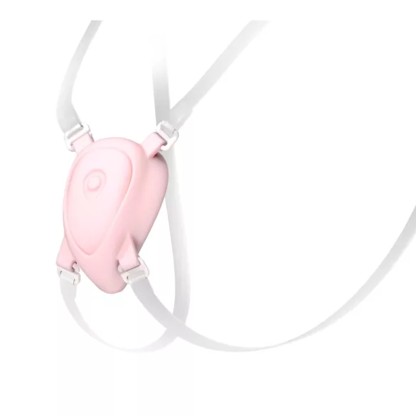 Luxus - Strap-On-Harness für Klitorisvibrator (weiß)