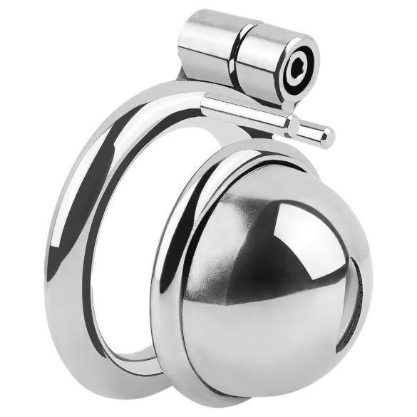 Fetish Collection - Mini-Penis-Käfig mit 3 austauschbaren Hodenklemmen (Silber)